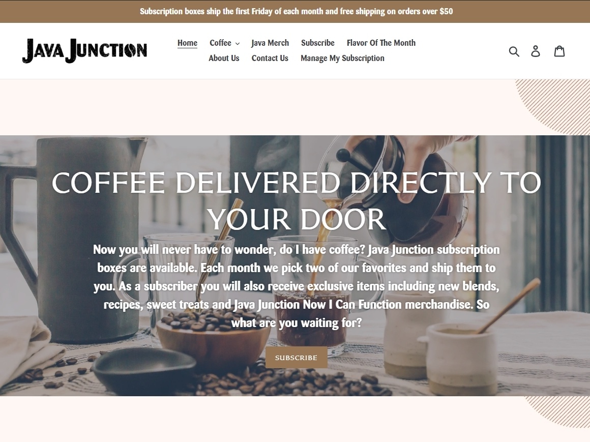 online coffee ordering site